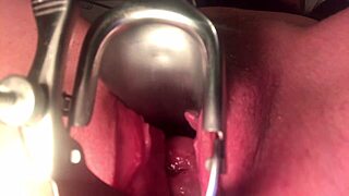 Scene#4 for video: Deep cervix stretching and penetration play with i...